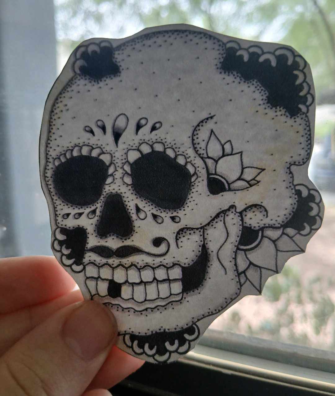 Mustache Sticker